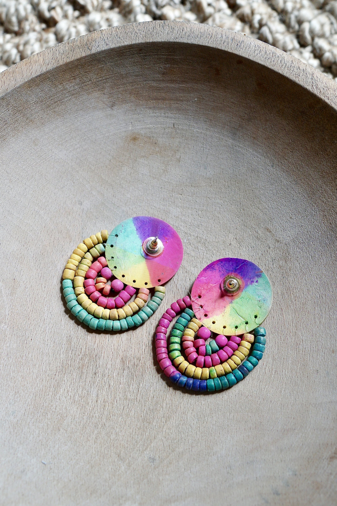 Vintage Pastel Candy Painted Earrings-closiTherapi | vinTage
