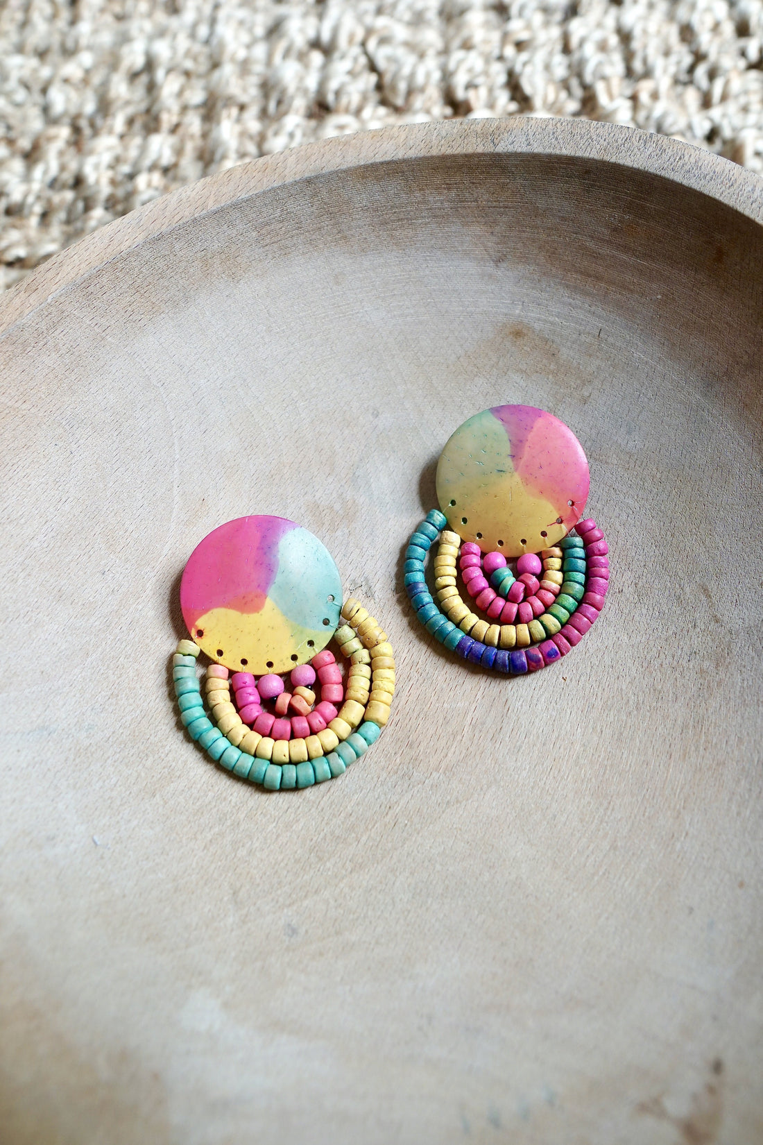 Vintage Pastel Candy Painted Earrings-closiTherapi | vinTage