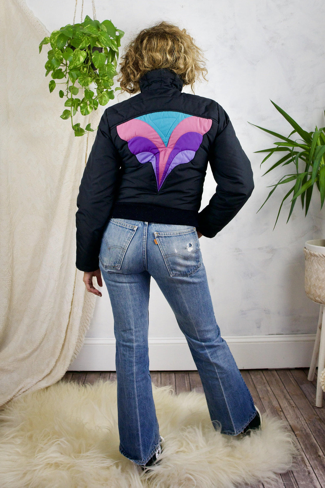 Vintage Pastel Quilt Puffer Ski Jacket-closiTherapi | vinTage