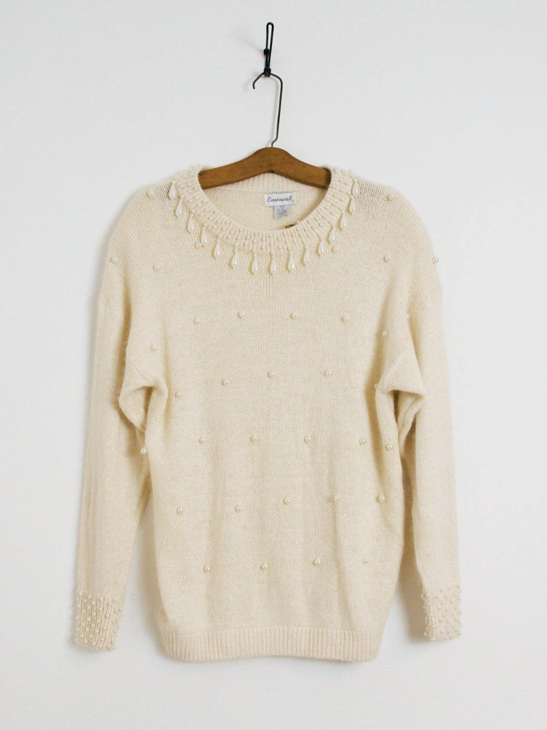 Vintage Pearl Teardrop Sweater-closiTherapi | vinTage