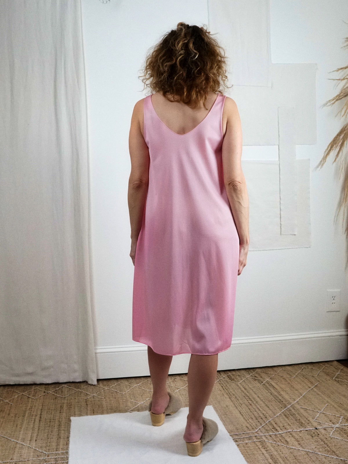 Vintage Pink Nylon Peignoir Set-closiTherapi | vinTage