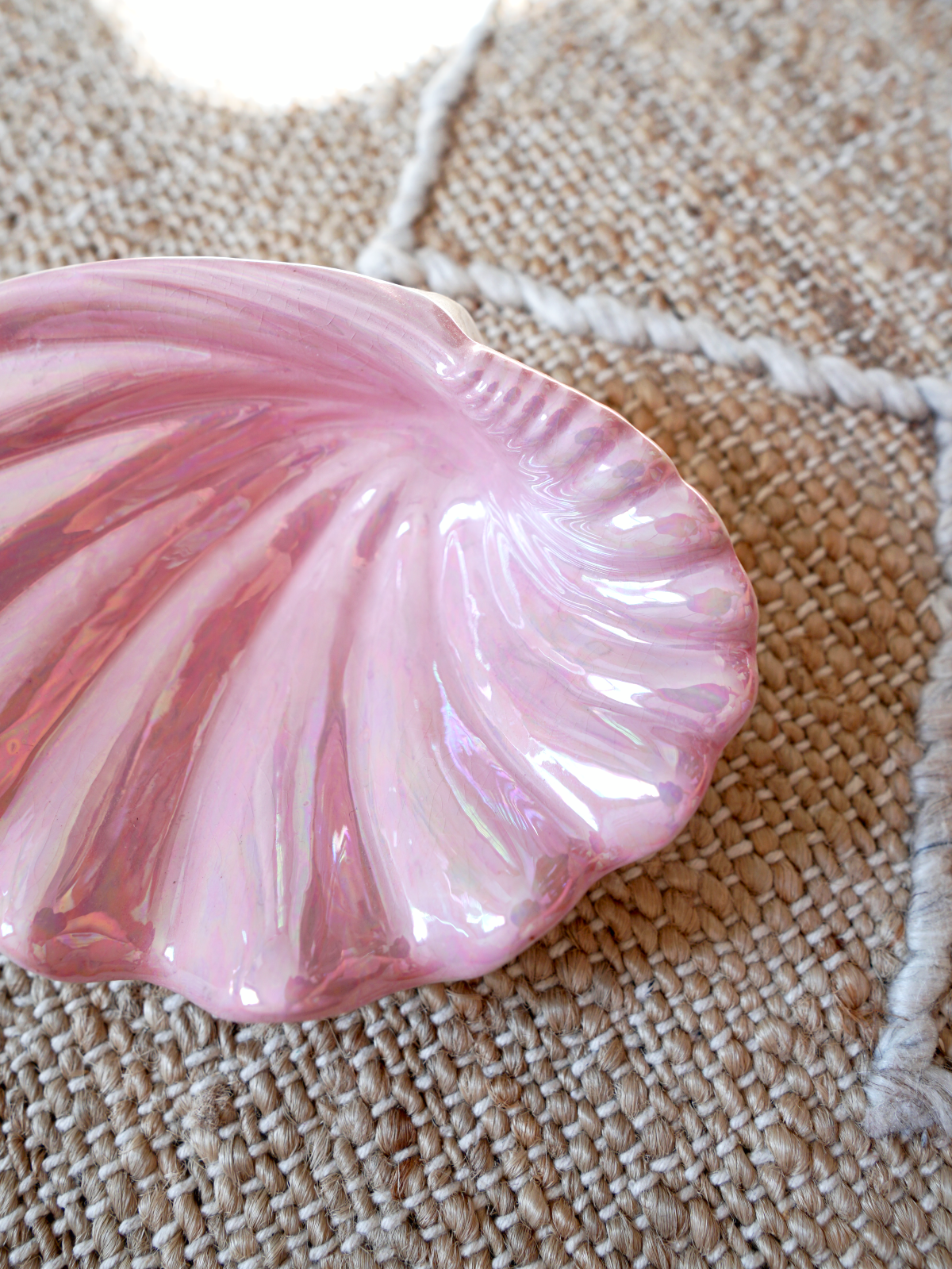 Vintage Pink Seashell Trinket Dish-closiTherapi | vinTage