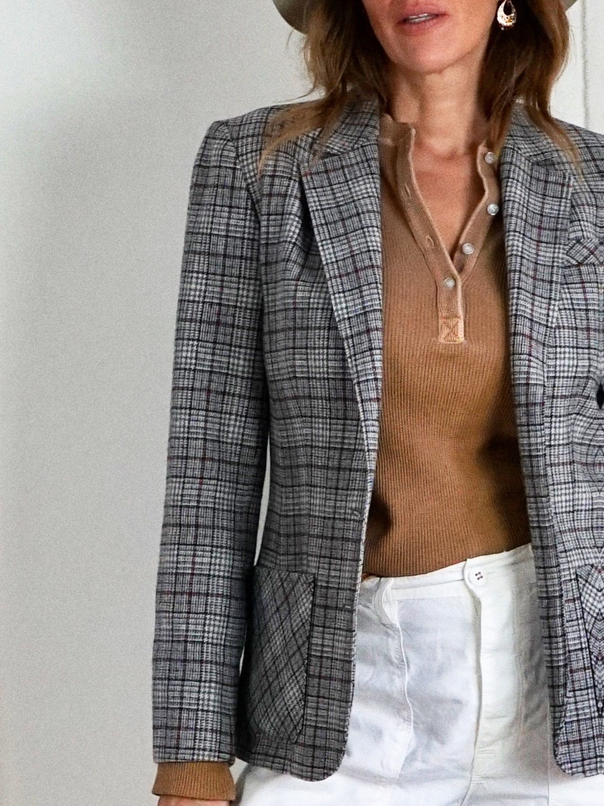 Vintage Plaid Wool Pendleton Blazer-closiTherapi | vinTage