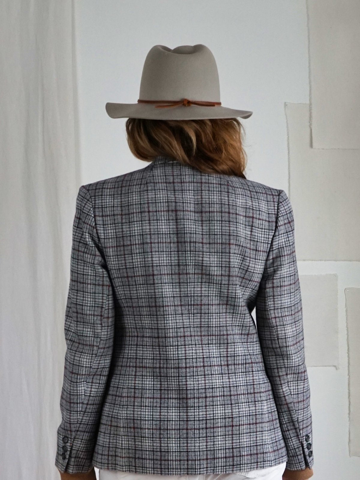 Vintage Plaid Wool Pendleton Blazer-closiTherapi | vinTage