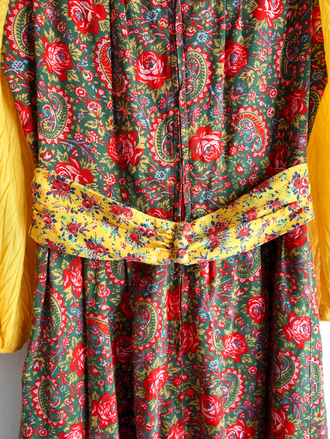 Vintage Prairie Rose Peasant Dress-closiTherapi | vinTage
