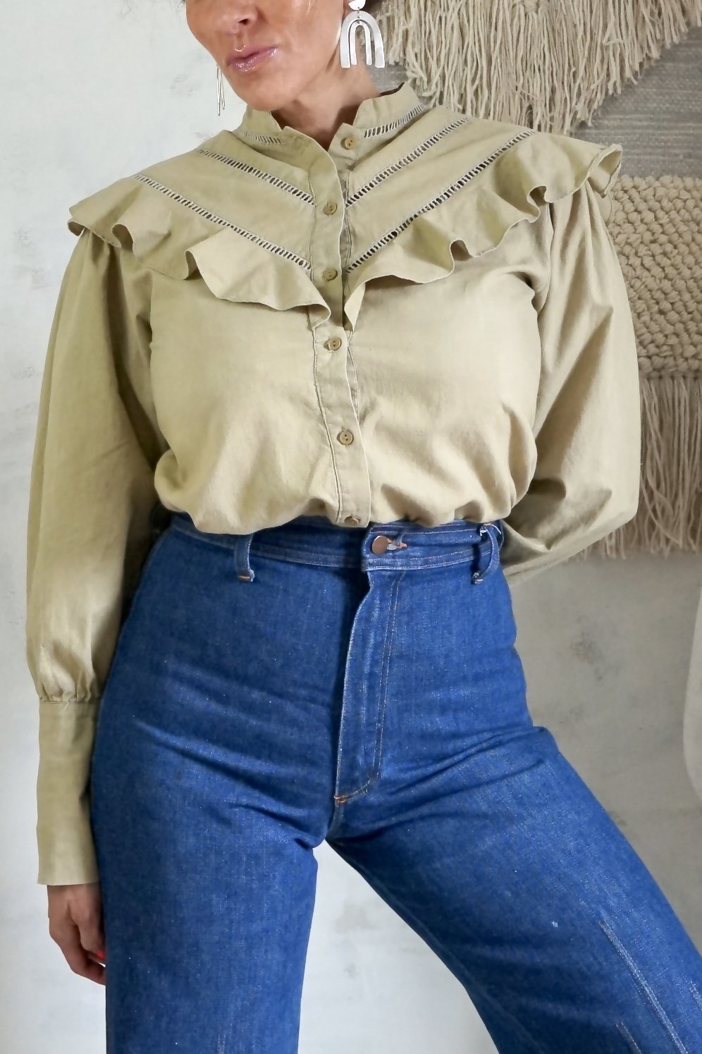 Vintage Prairie Sage Boho Top-closiTherapi | vinTage