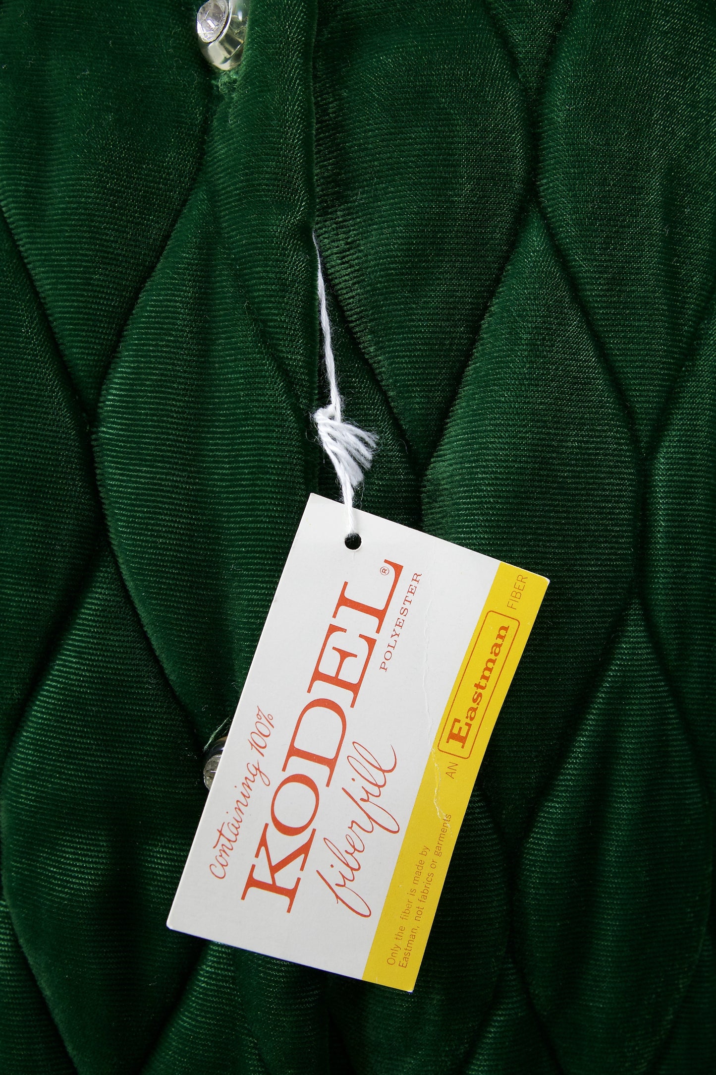 Vintage Quilted Emerald Velvet Robe-closiTherapi | vinTage