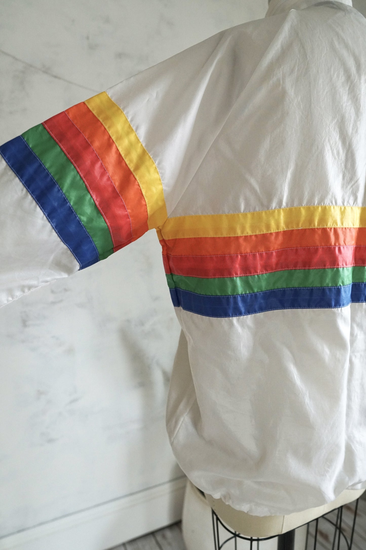 Vintage Rainbow Windbreaker Jacket-closiTherapi | vinTage