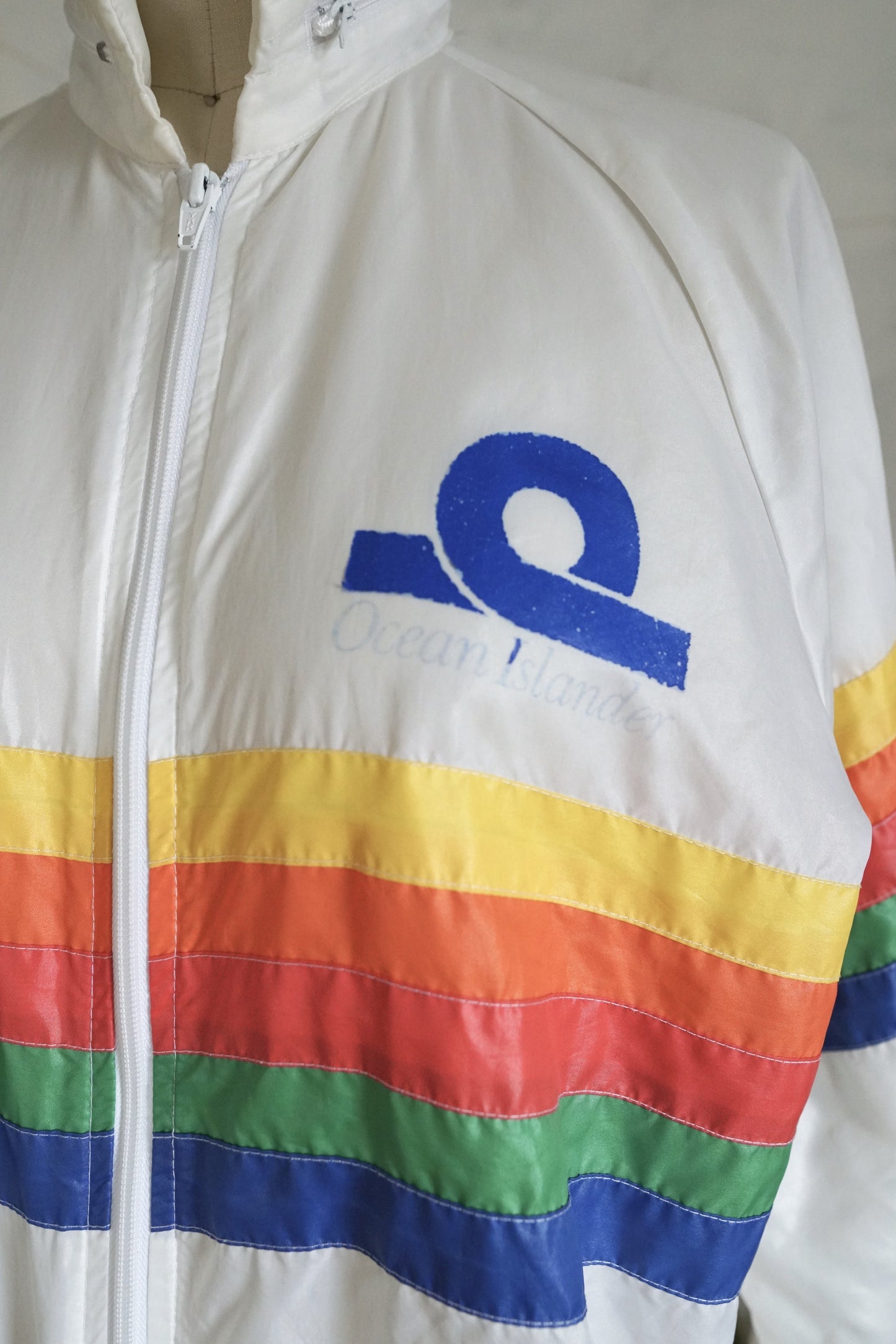 Vintage Rainbow Windbreaker Jacket-closiTherapi | vinTage