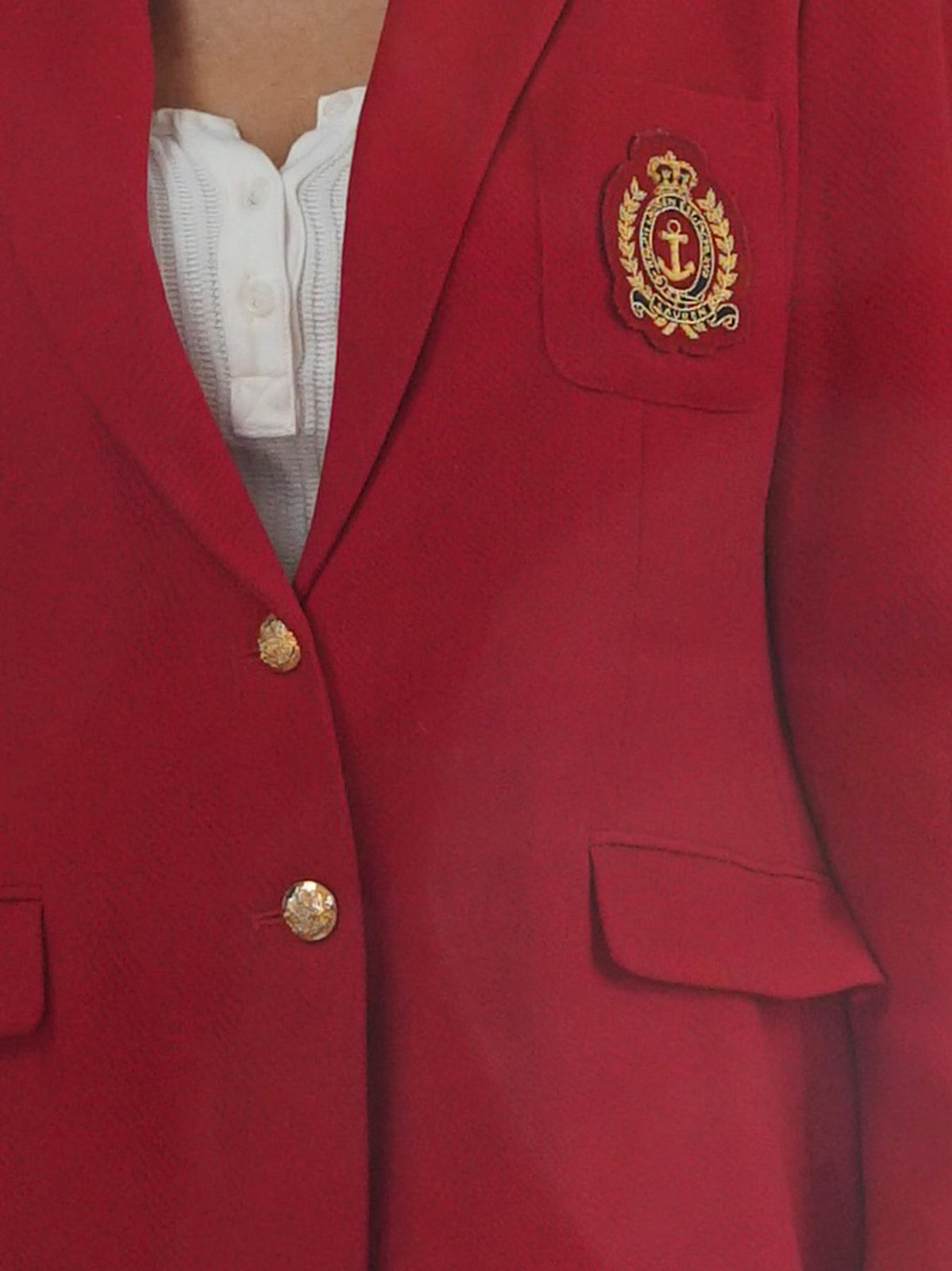 Ralph lauren crest store blazer