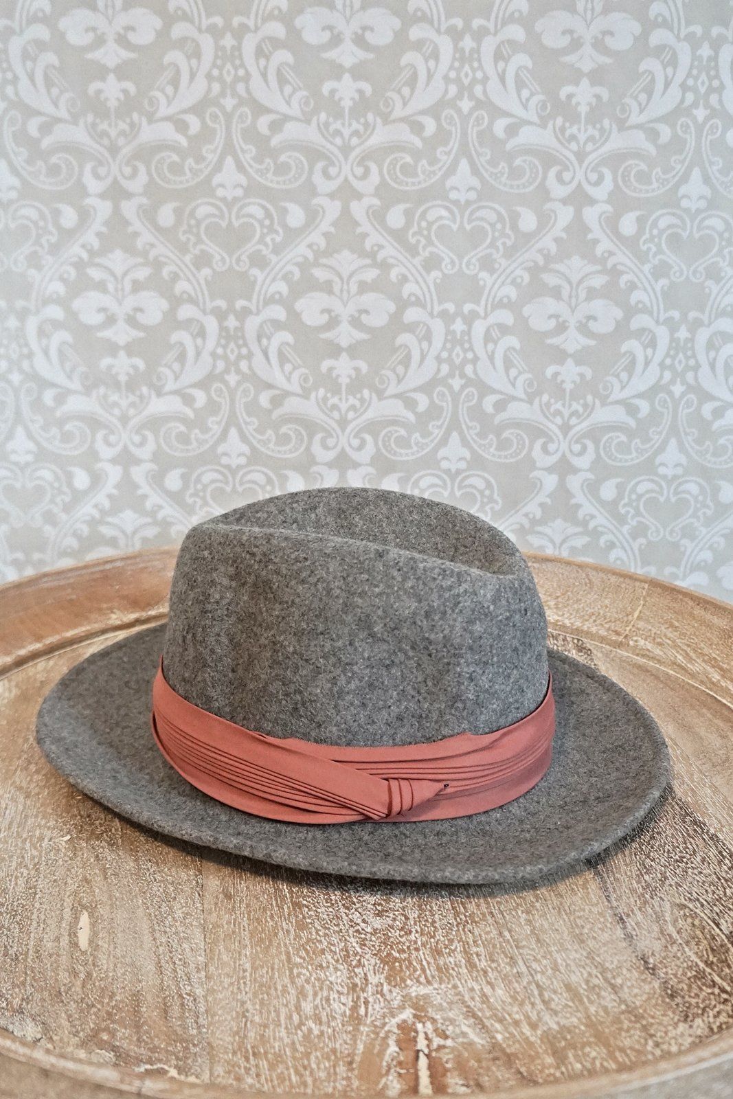 Vintage Ribbon Wool Fedora-closiTherapi | vinTage