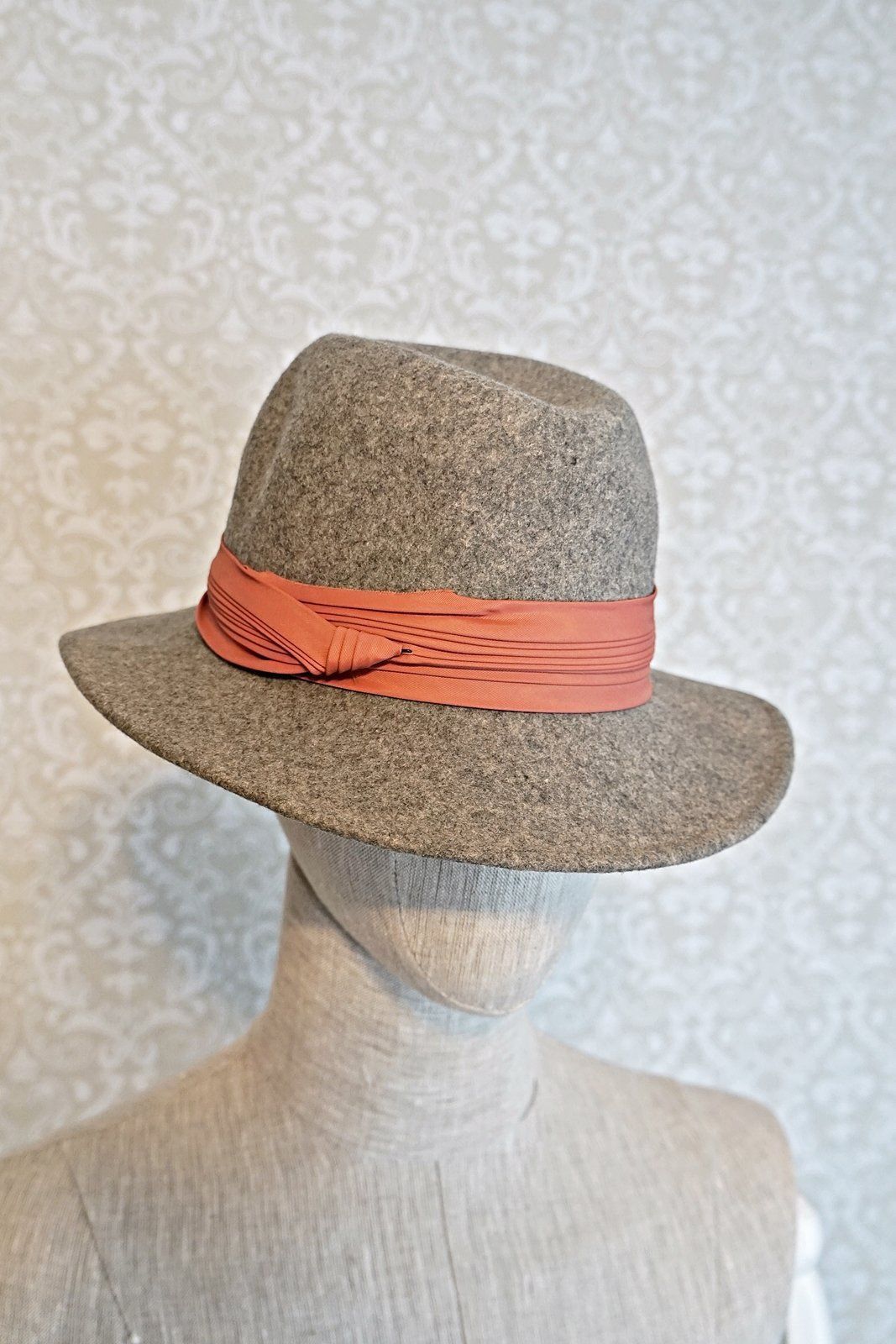 Vintage Ribbon Wool Fedora-closiTherapi | vinTage