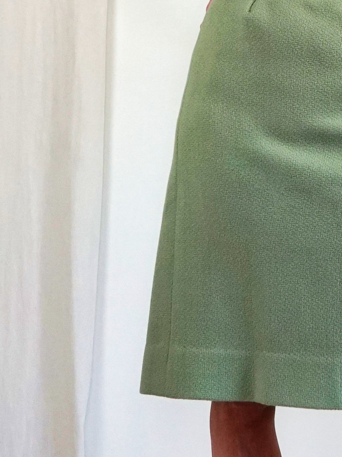 Vintage Sage Green Pencil Skirt-closiTherapi | vinTage