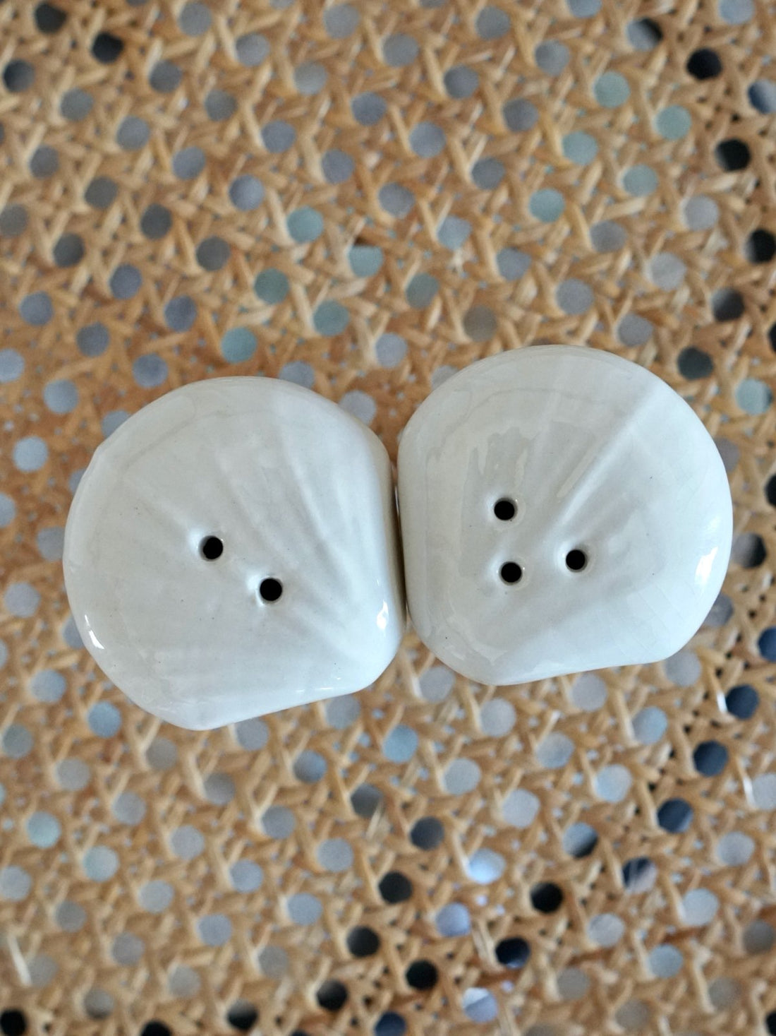 Vintage Seashell Salt | Pepper Set-closiTherapi | vinTage