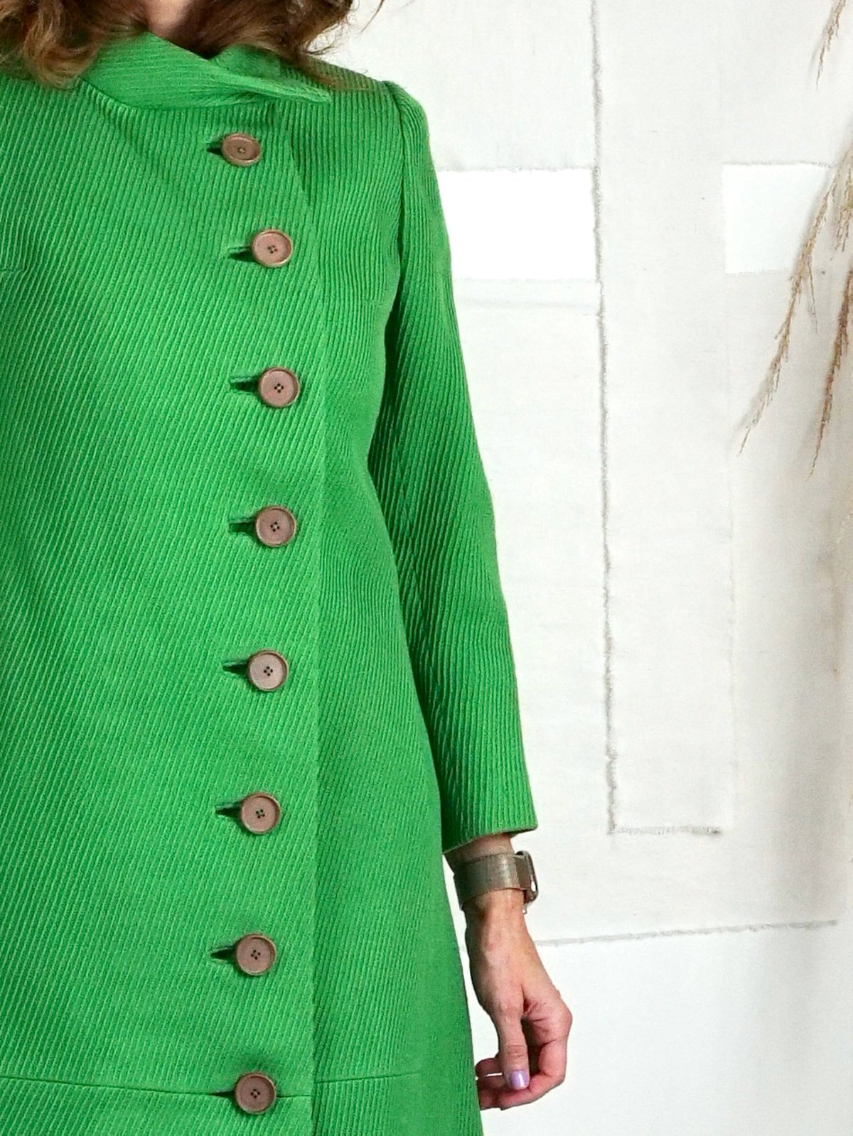 Vintage Shamrock Green Coat-closiTherapi | vinTage