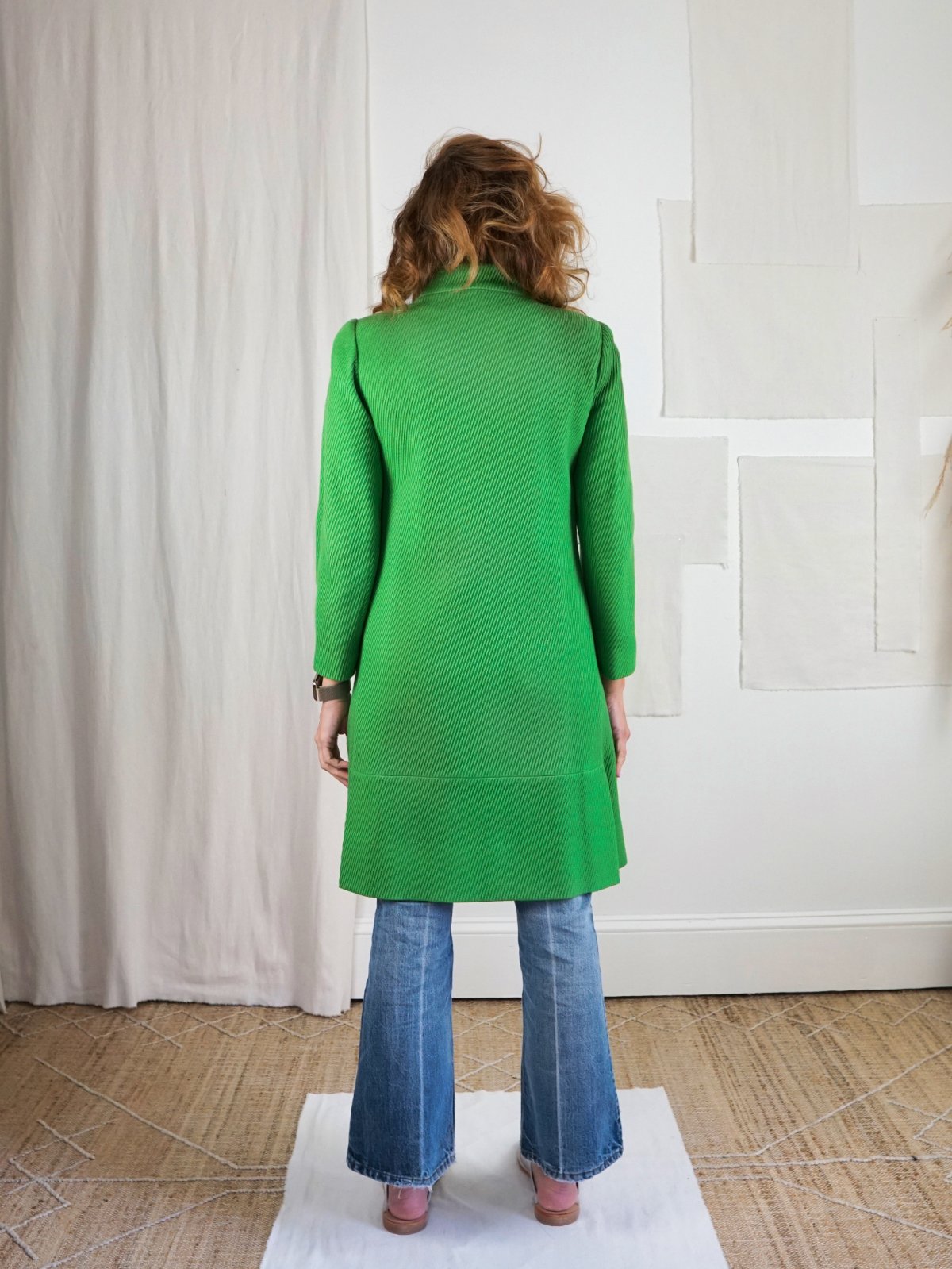 Vintage Shamrock Green Coat-closiTherapi | vinTage