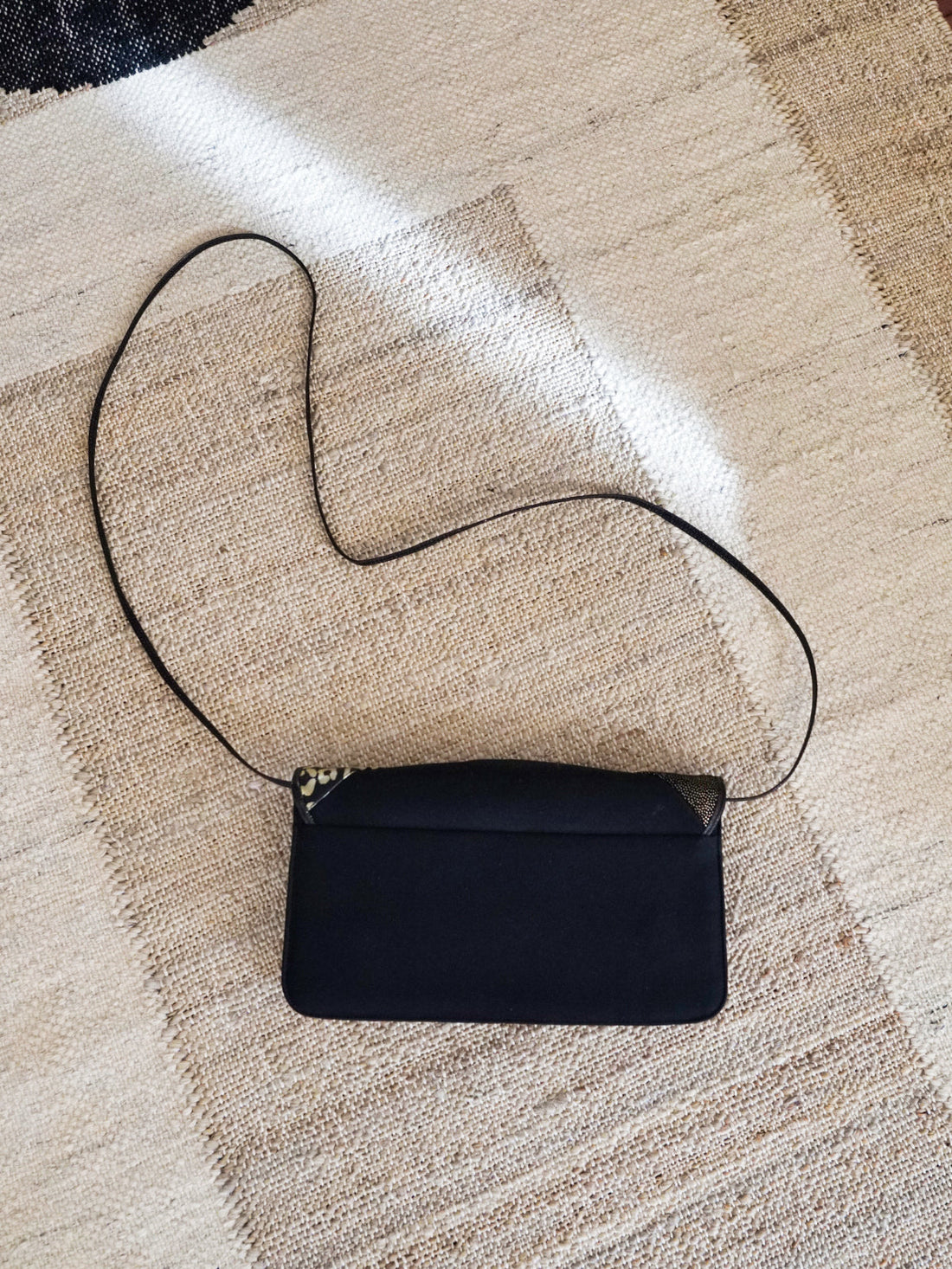 Vintage Sharif Gold Leopard Patchwork Bag-closiTherapi | vinTage