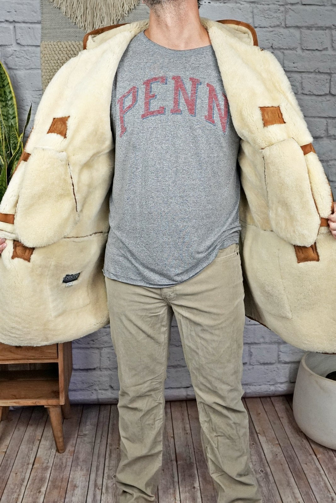 Vintage Sheepskin Shearling Duffle Coat-closiTherapi | vinTage