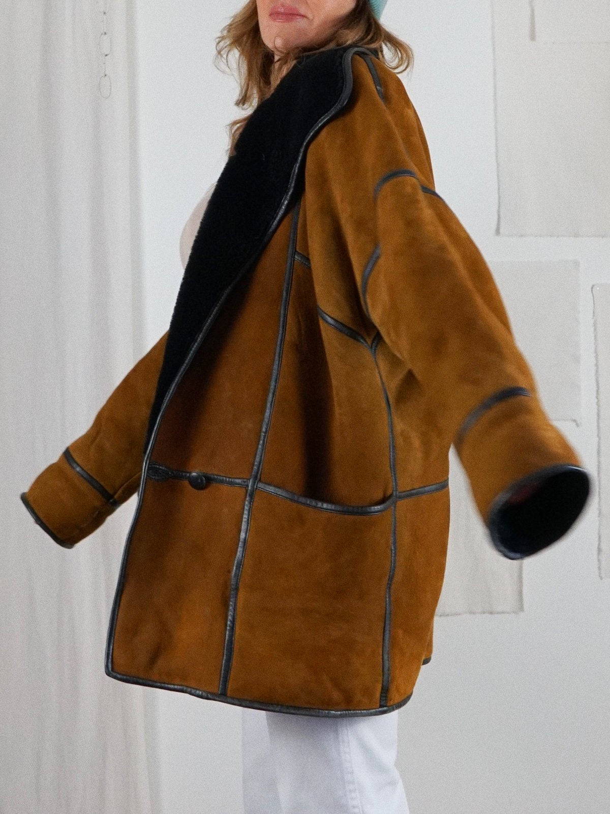 Vintage Sienna Sheepskin Coat-closiTherapi | vinTage