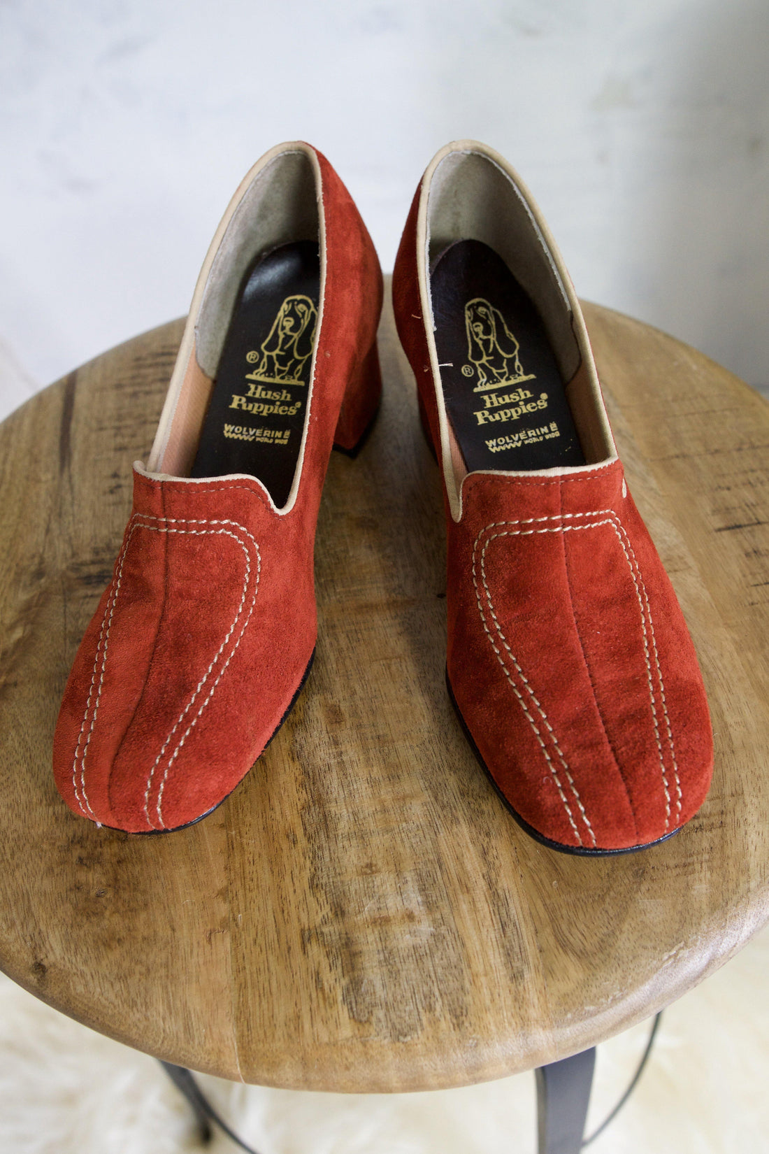 Vintage Sienna Suede Block Heel Shoes | 6-closiTherapi | vinTage
