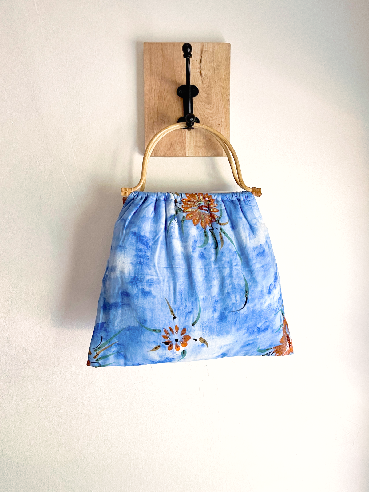 Vintage Sky Blue Cloud Bag-closiTherapi | vinTage