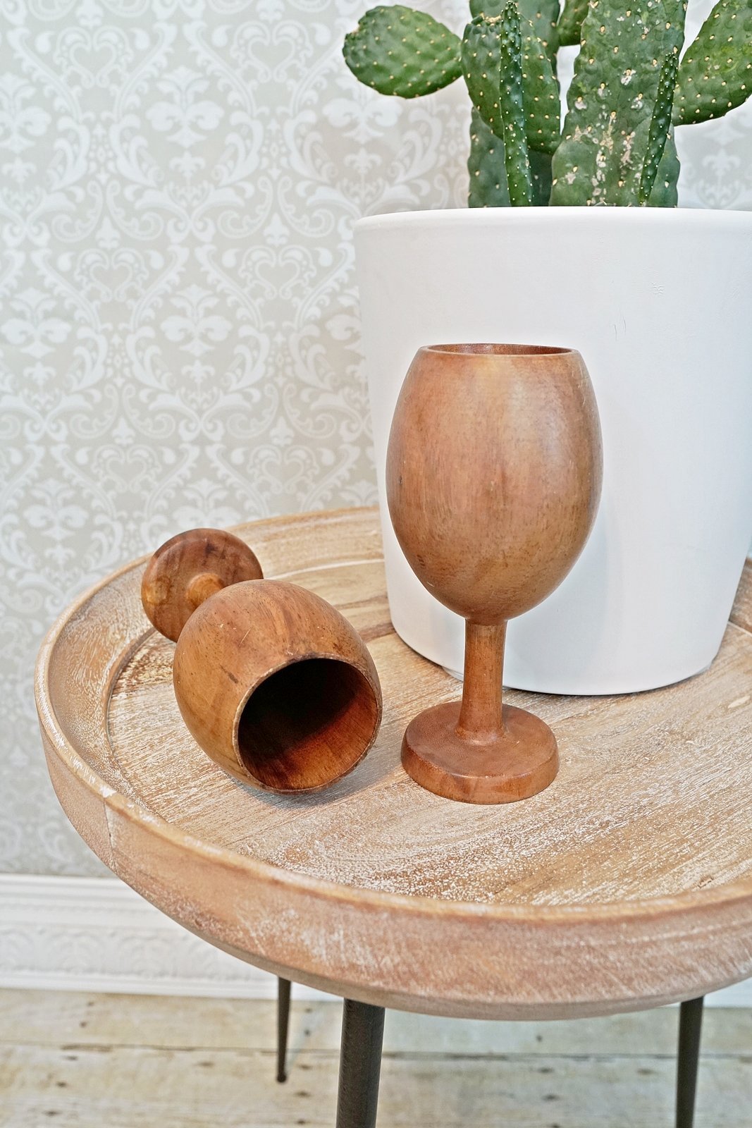 Vintage Solid Wood Goblet Set-closiTherapi | vinTage