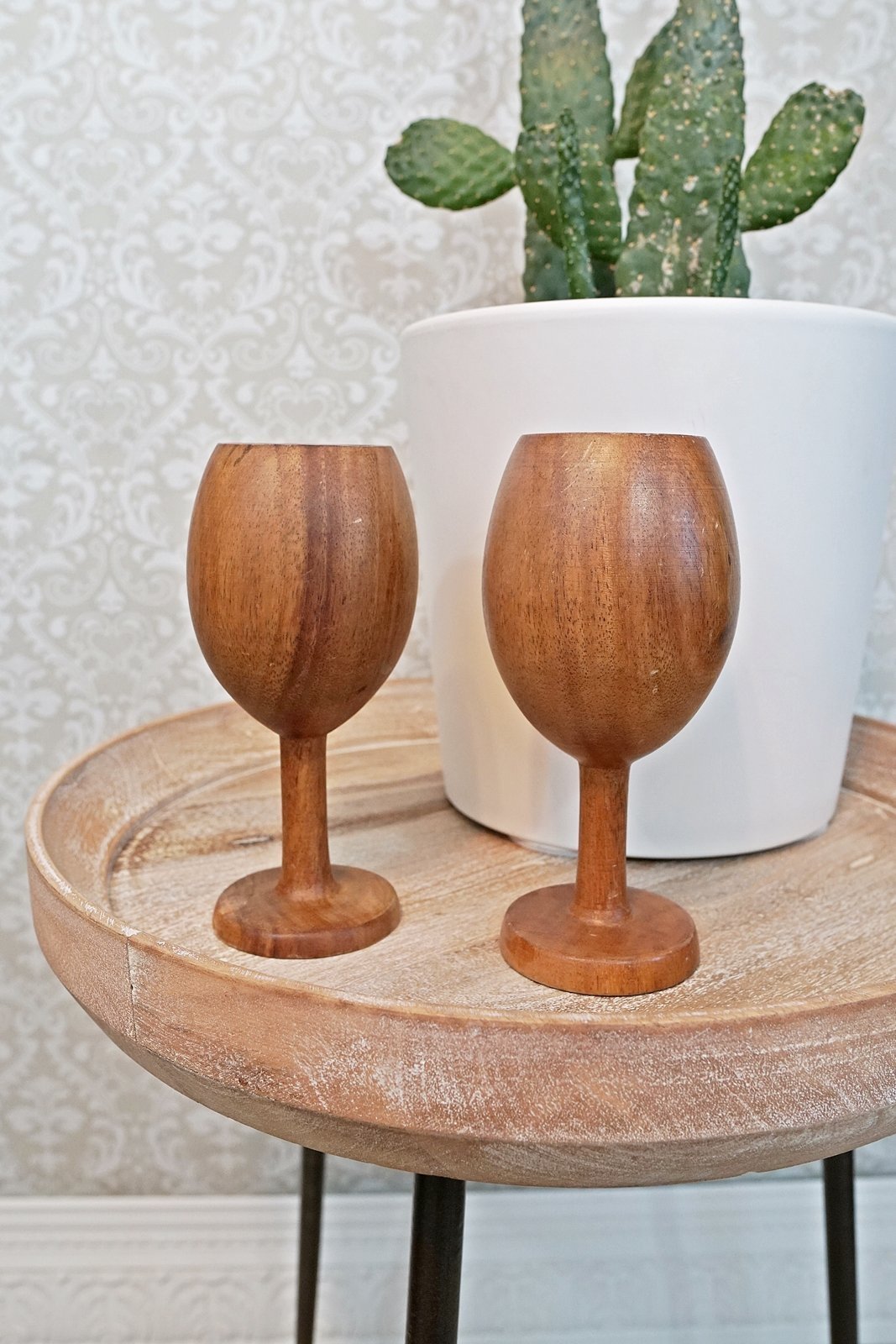 Vintage Solid Wood Goblet Set-closiTherapi | vinTage