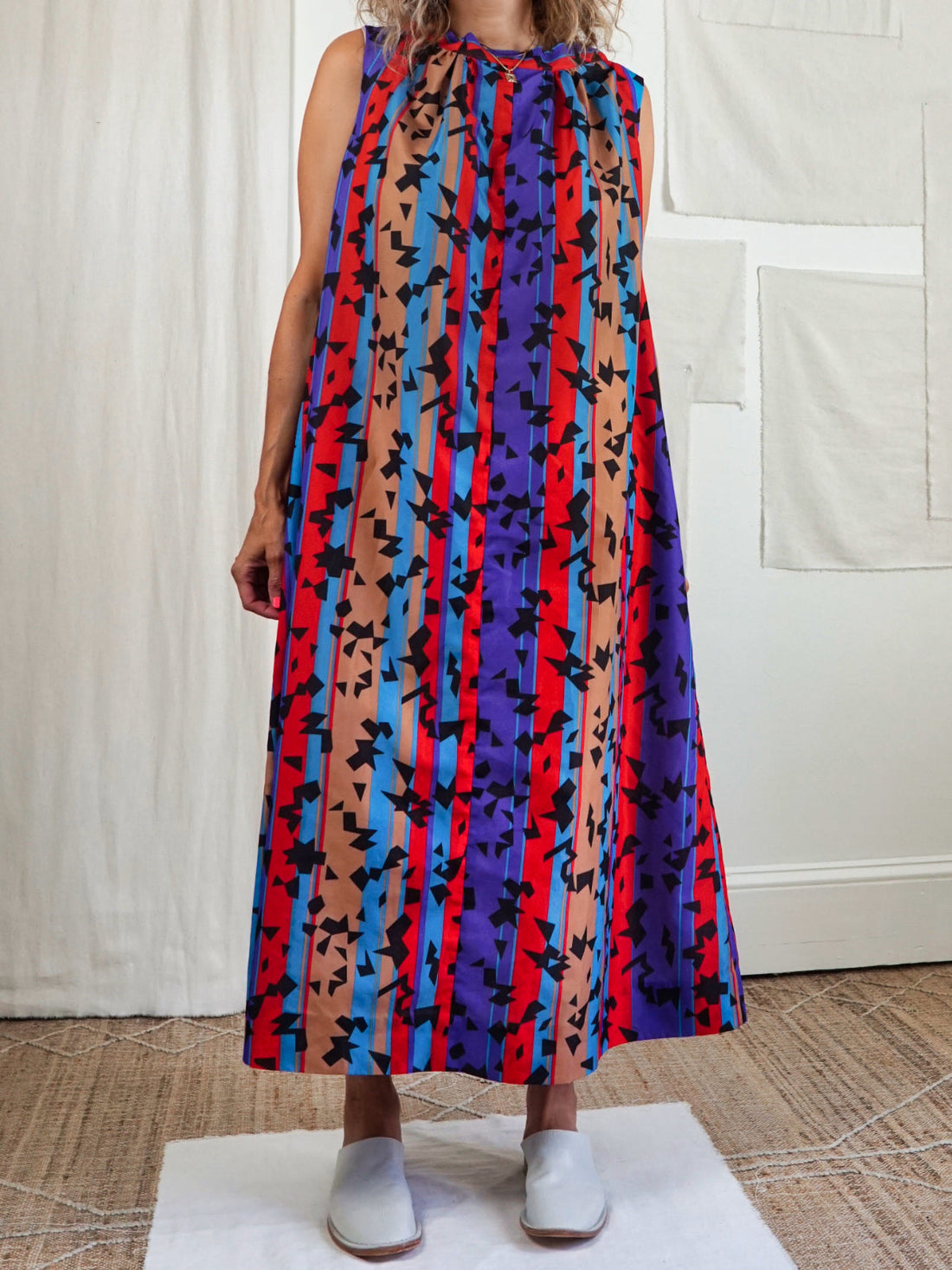 Vintage Southwestern Maxi Tent Dress-closiTherapi | vinTage