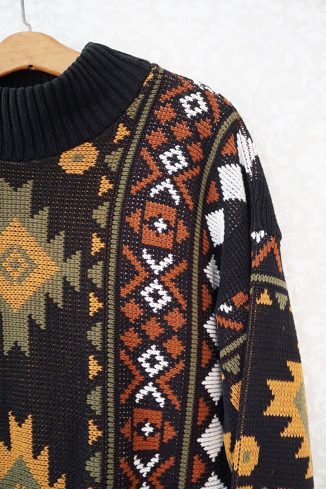 Vintage Southwestern Tunic Sweater-closiTherapi | vinTage