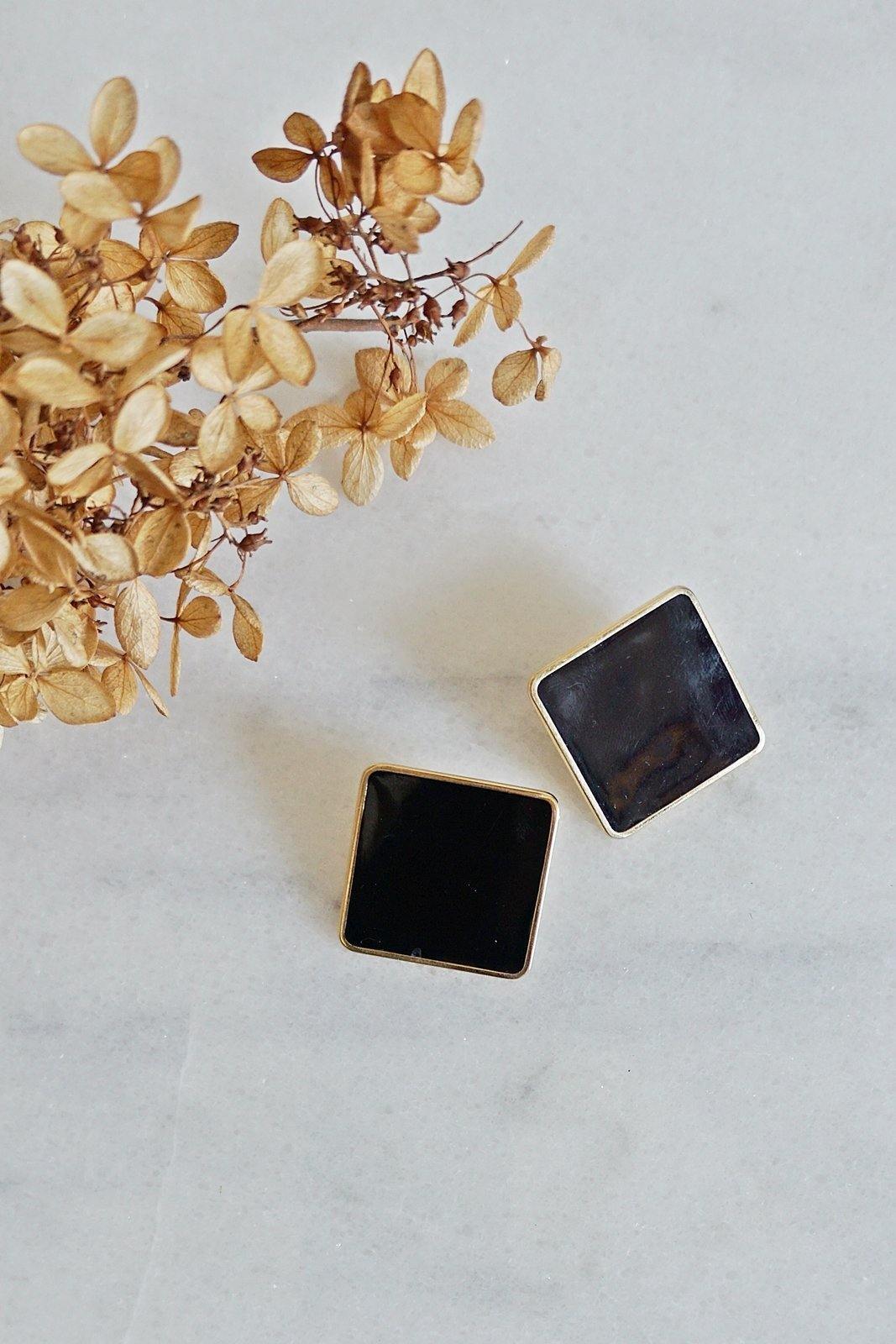 Vintage Square Minimalist Earrings-closiTherapi | vinTage