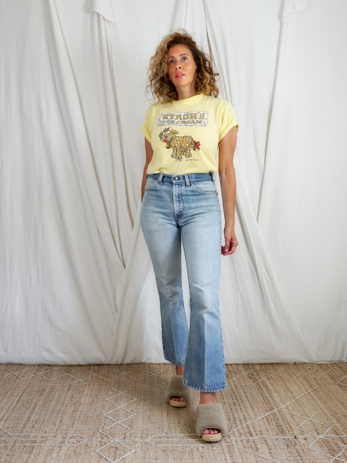 Vintage Stroh's Ice Cream Butter Pecan Tee-closiTherapi | vinTage