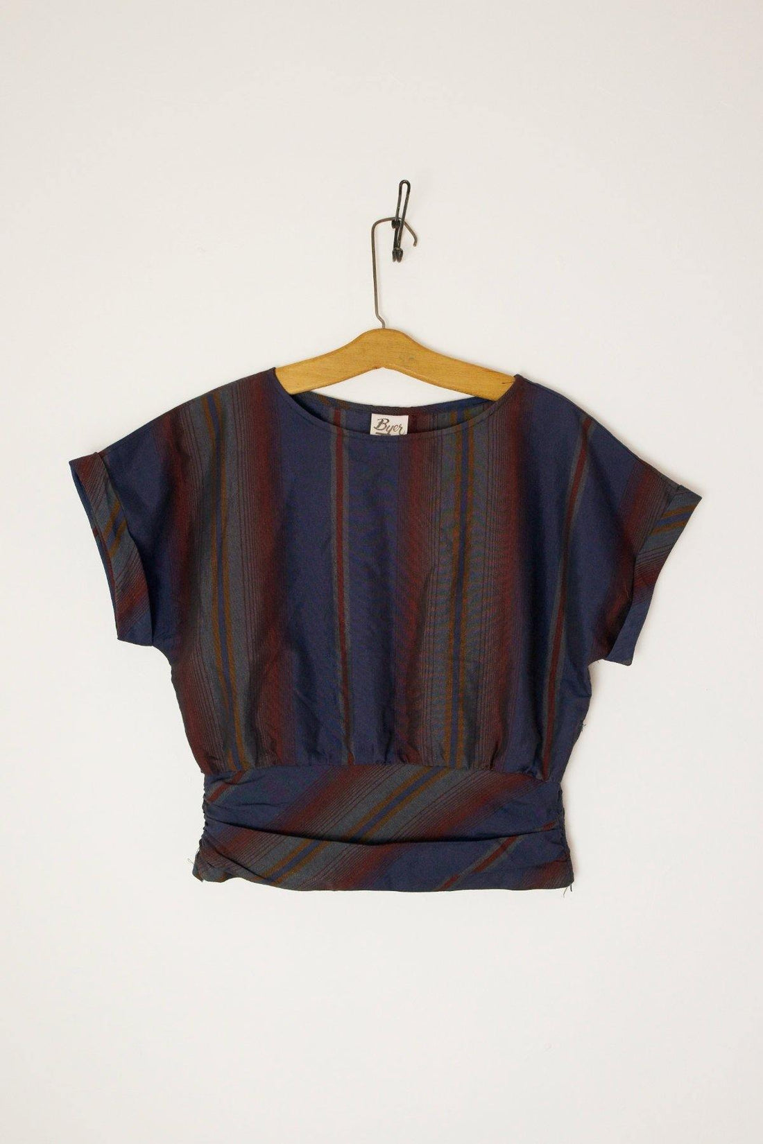 Vintage Subtle Stripe Crop Top-closiTherapi | vinTage