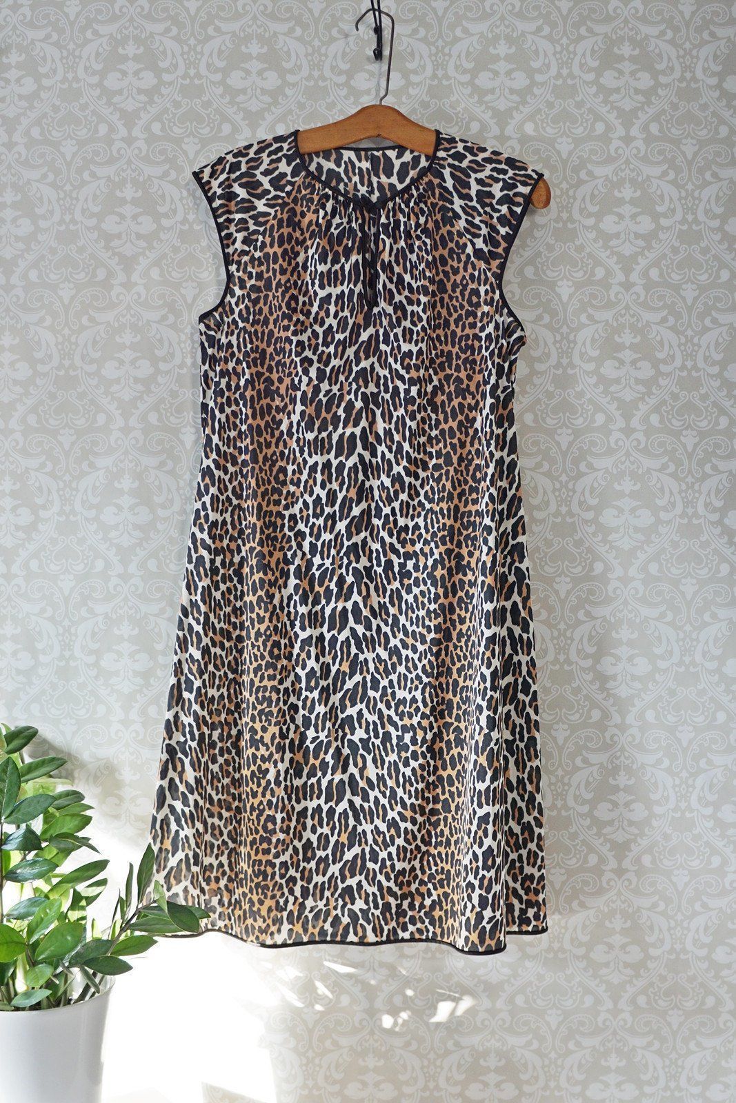 Vintage Sultry Leopard Nightie-closiTherapi | vinTage