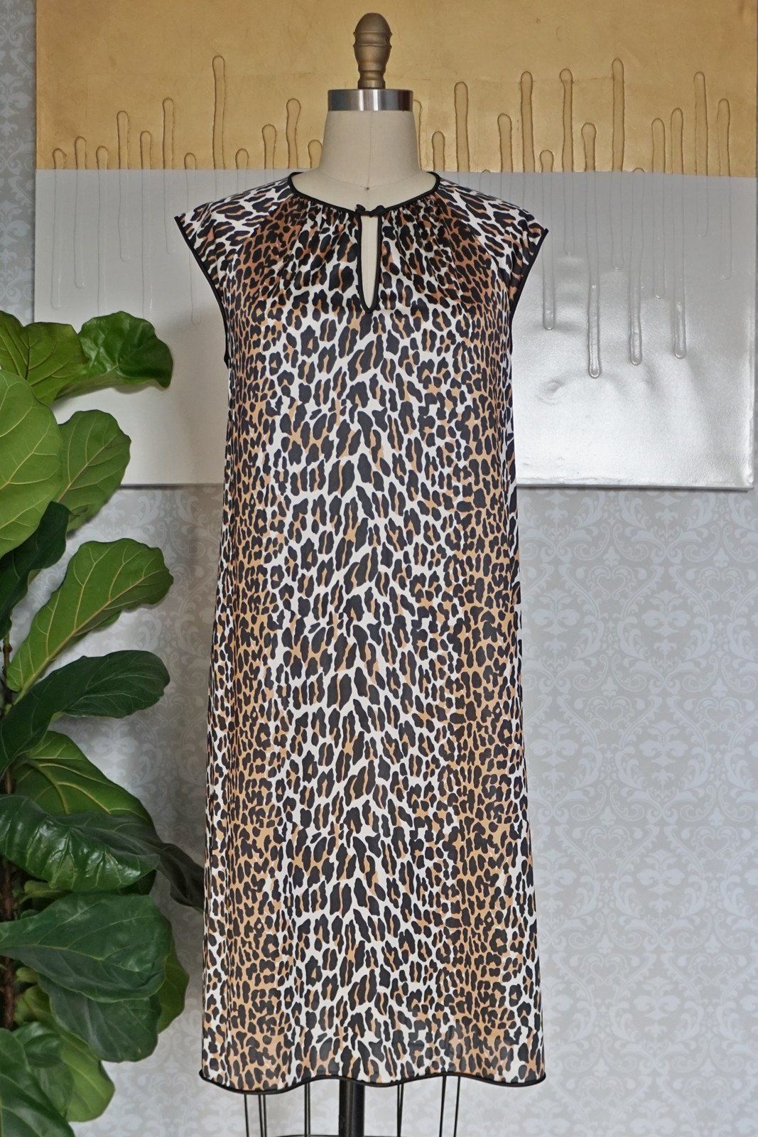 Vintage Sultry Leopard Nightie-closiTherapi | vinTage