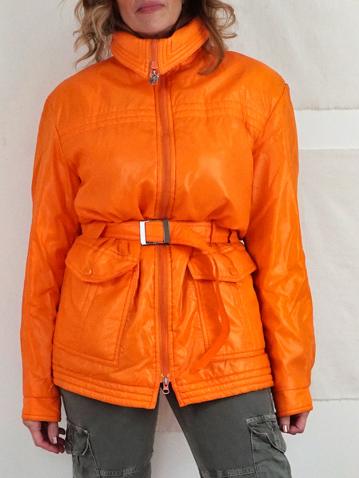 Vintage Sunset Orange Jacket-closiTherapi | vinTage