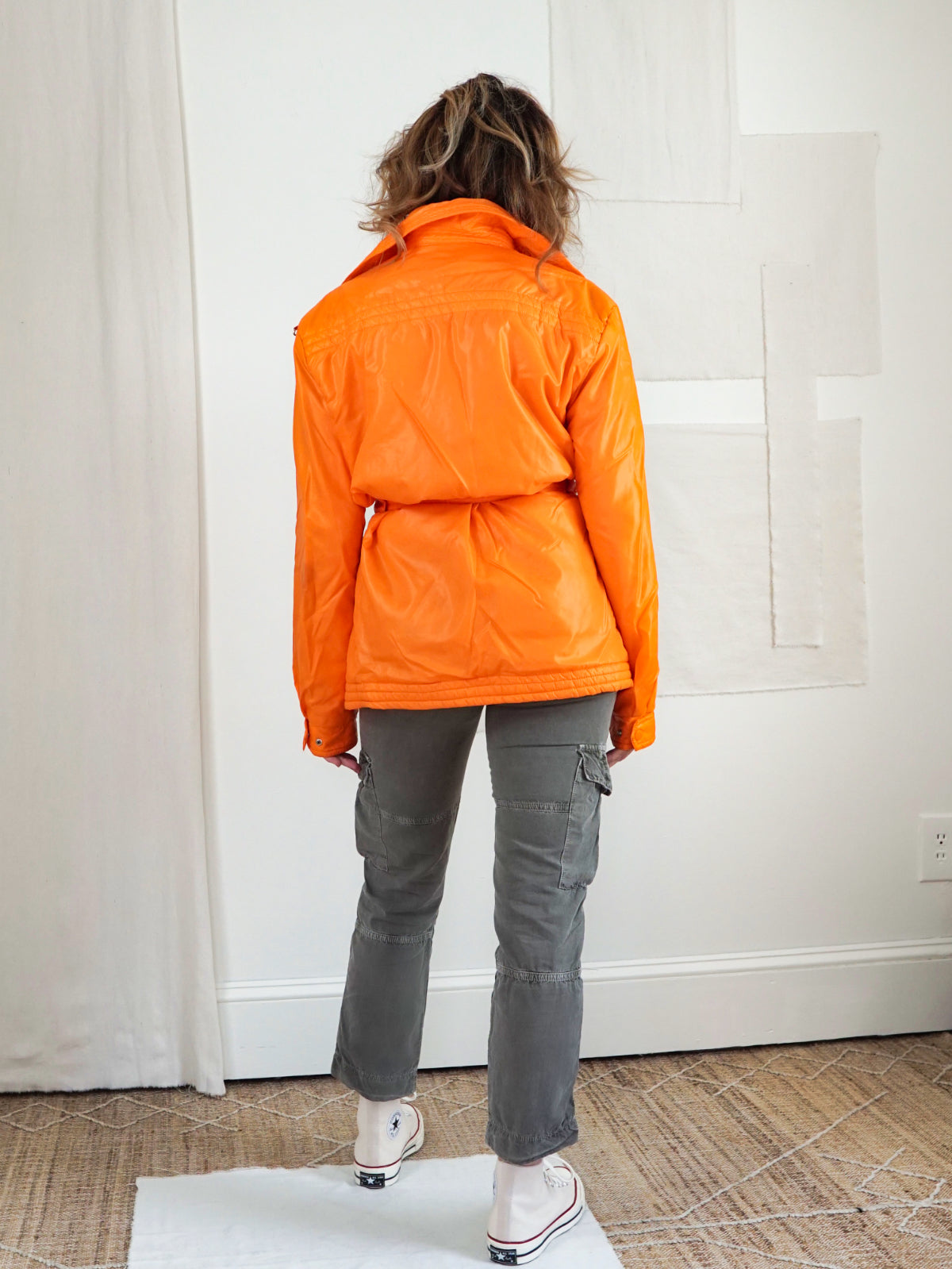 Vintage Sunset Orange Jacket-closiTherapi | vinTage