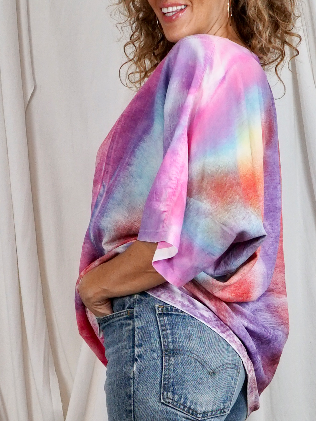 Vintage Sunset Tie Dye Top-closiTherapi | vinTage