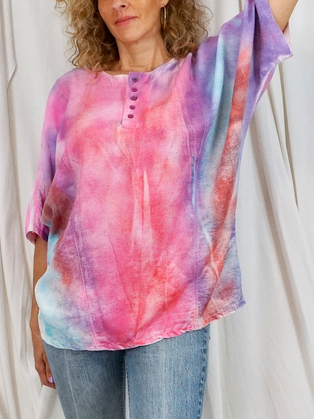 Vintage Sunset Tie Dye Top-closiTherapi | vinTage
