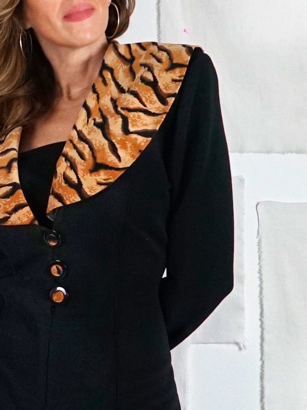 Vintage Tiger Ribbed Jumpsuit-closiTherapi | vinTage