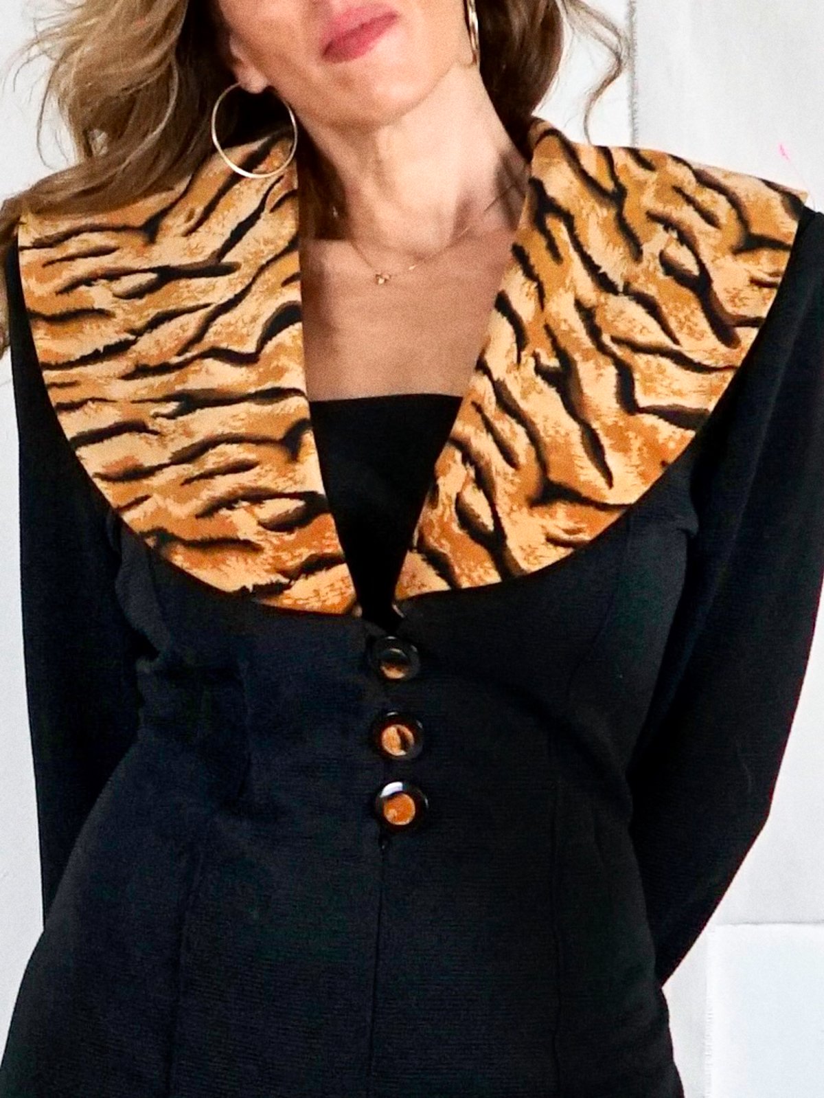Vintage Tiger Ribbed Jumpsuit-closiTherapi | vinTage