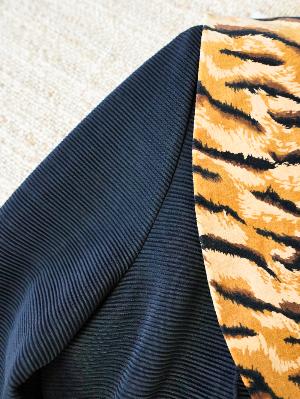 Vintage Tiger Ribbed Jumpsuit-closiTherapi | vinTage