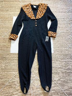 Vintage Tiger Ribbed Jumpsuit-closiTherapi | vinTage