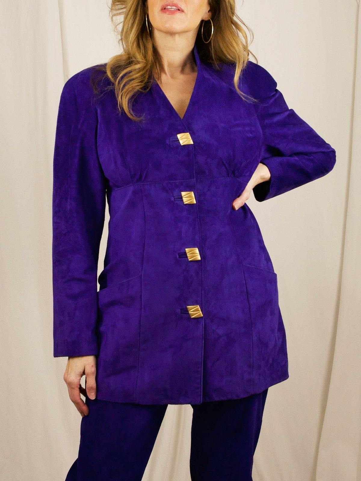 Vintage Ultraviolet Suede Set-closiTherapi | vinTage