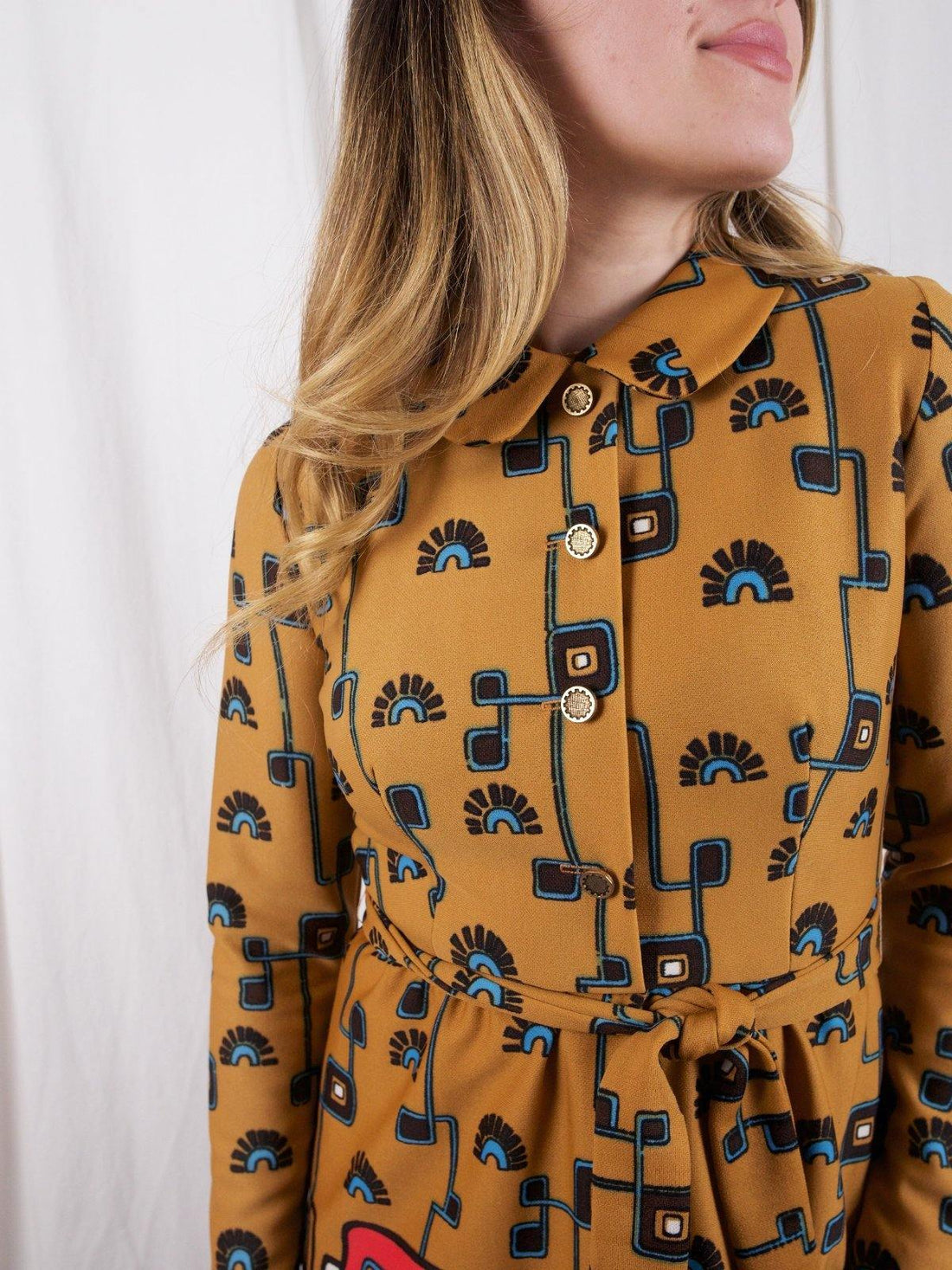 Vintage Urban Cityscape Dress-closiTherapi | vinTage