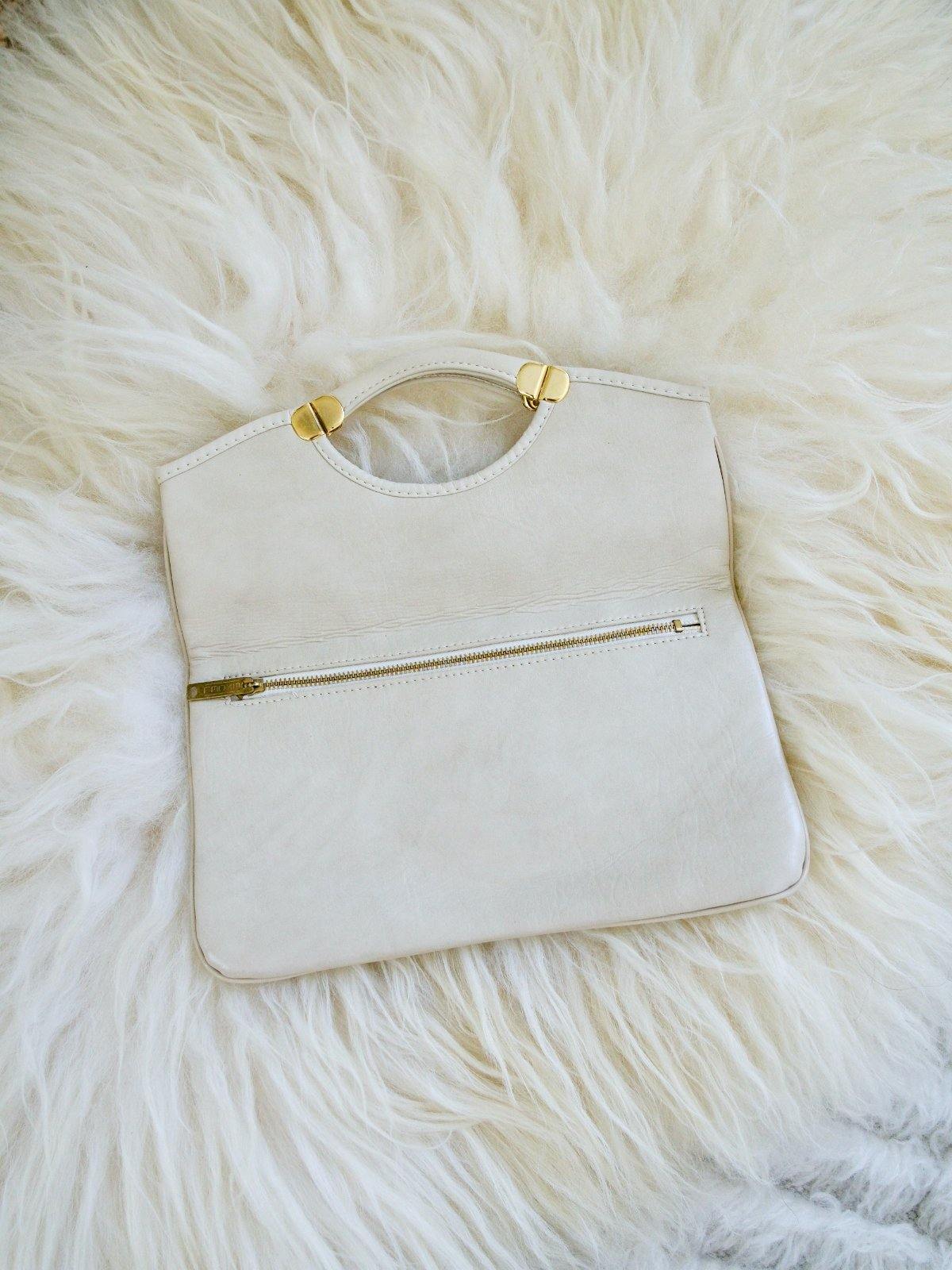 Vintage Vanilla Chic Naugahyde Bag-closiTherapi | vinTage