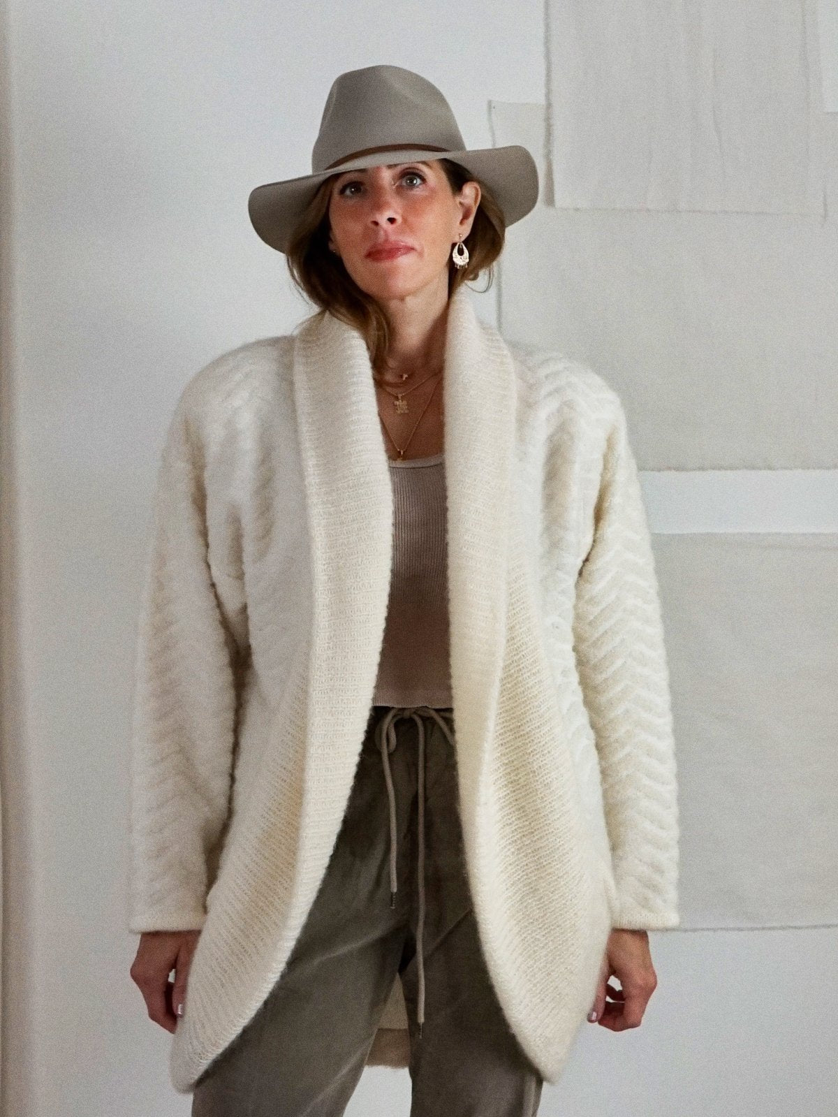 Vintage Vanilla Mohair Cocoon Sweater-closiTherapi | vinTage