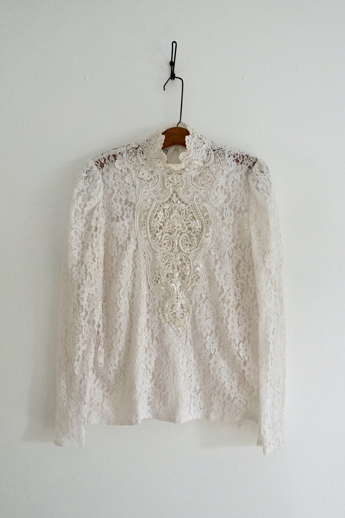 Vintage Victorian Jessica McClintock Lace Top-closiTherapi | vinTage