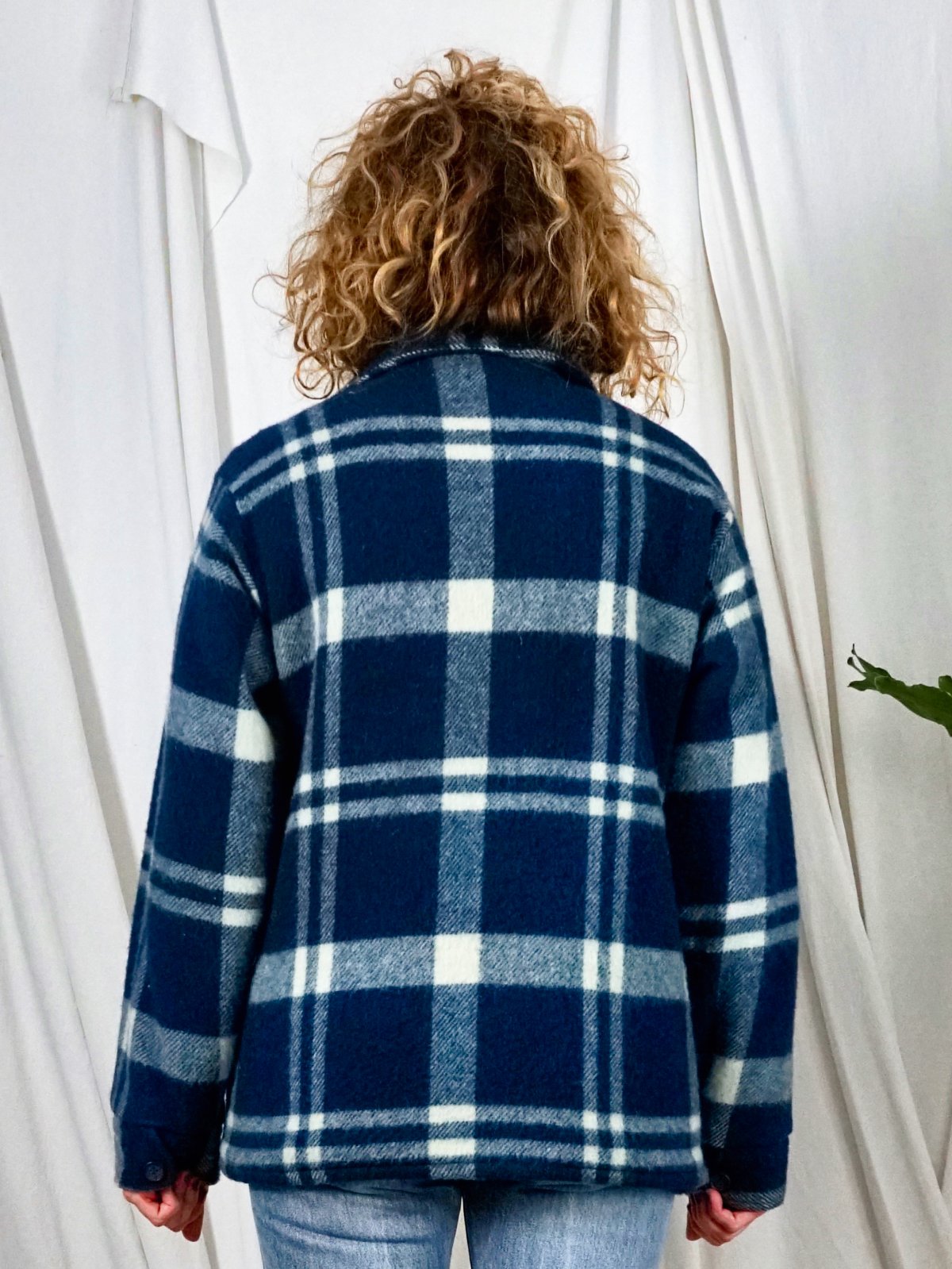 Vintage Woolrich Indigo Plaid Jacket-closiTherapi | vinTage