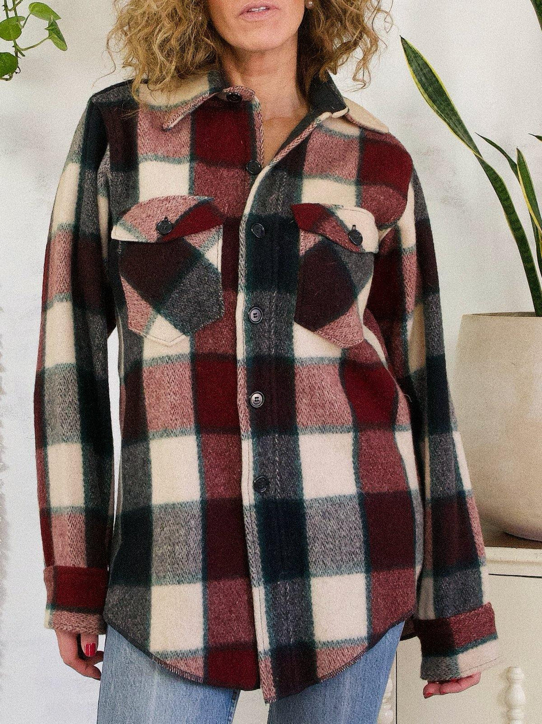 Vintage Woolrich Plaid Shirt Jacket-closiTherapi | vinTage