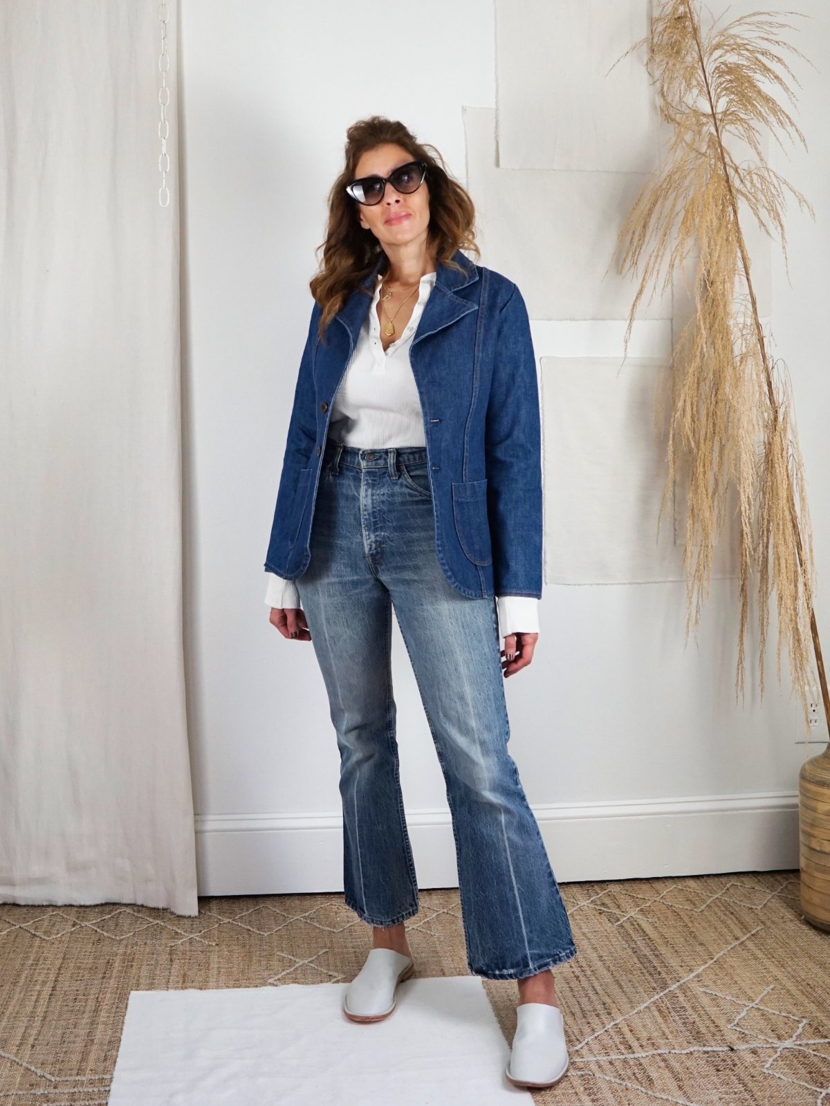 Vintage Wrangler Denim Butterfly Jacket-closiTherapi | vinTage